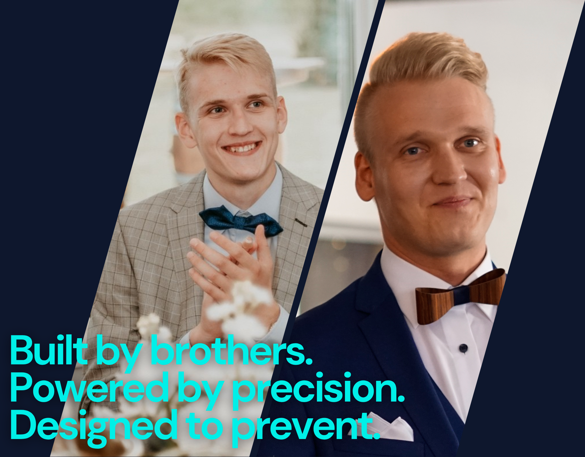 CYBERTECH founders, two brothers delivering cybersecurity services to prevent attacks before they occur.